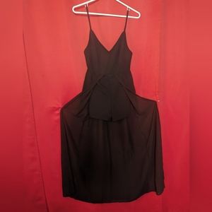 Mind Code romper with skirt overlay